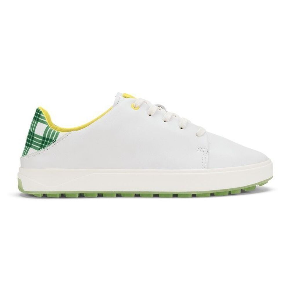 Olukai Wailea “The Masters” Golf Shoes Bright White / Medium Green Size 5 Women’